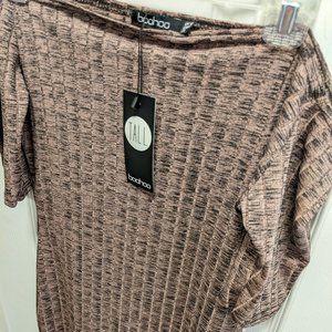 Off the shoulder midi dress